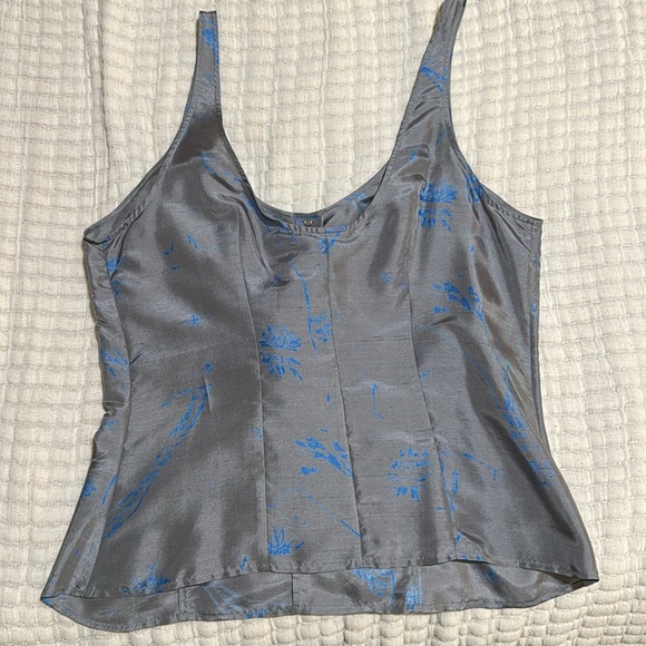 Giorgio Armani Gray and Blue Tank Top - Picture 6 of 8